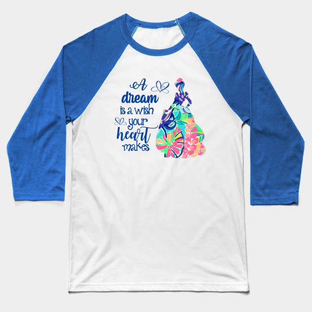 Cinderella Baseball T-Shirt by Flip Flops in Fantasyland